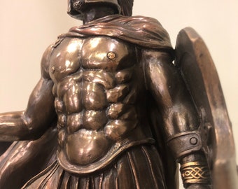 Odysseus & Argos Statue: Cold Cast Resin, Greek Mythology Art