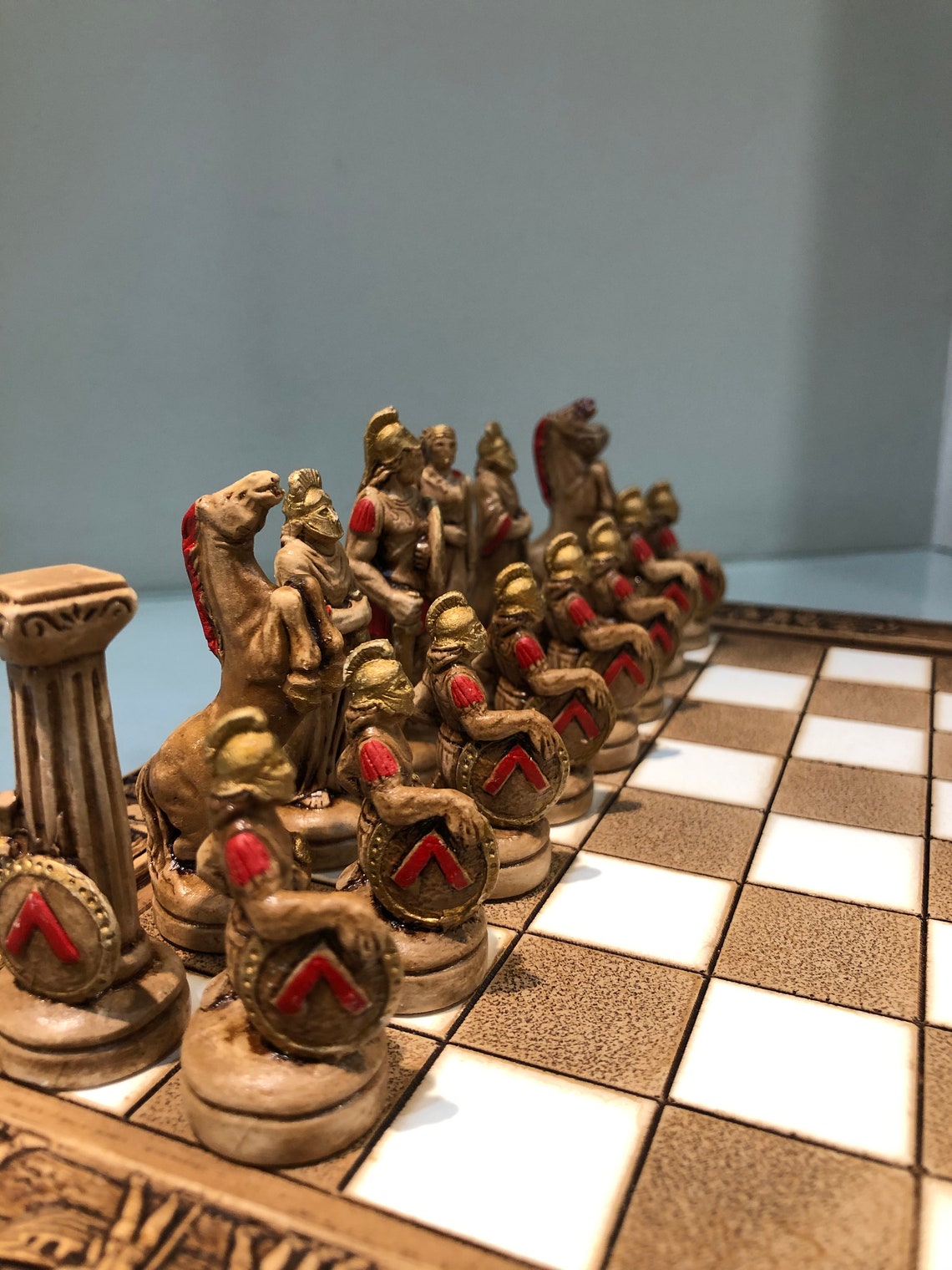 Ancient Greece Chess Set Etsy