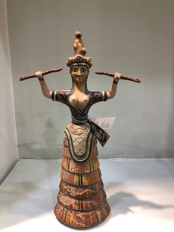 蛇の女神〜レア〜ミノア時代 紀元前18世紀 - Etsy 日本
