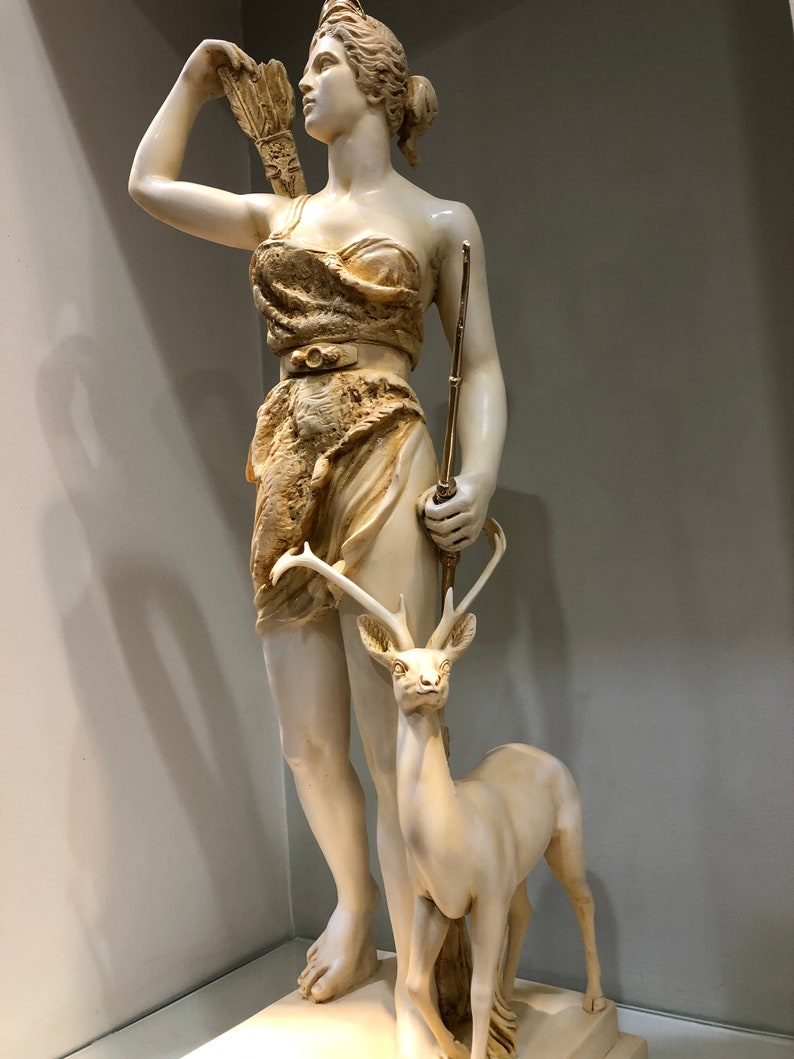 Griechische Göttin Der Jagd Mit 7 Buchstaben Griechische Göttin Artemis Göttin der Wildtiere der Jagd - Etsy.de