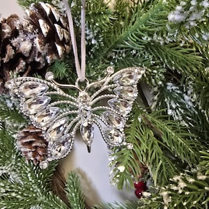Crystal Butterfly Ornament