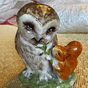 Beatrix Potter Figurine Owl Beswick - Etsy UK