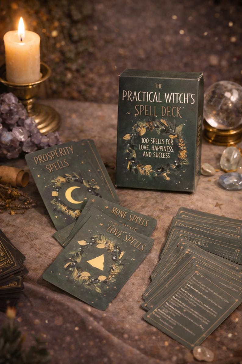 The Practical Witch's Spell Deck Etsy