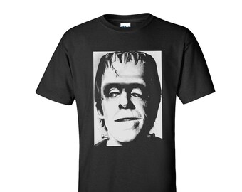 Munsters Chip Off the Old Block Herman & Eddie Licensed Adult T-Shirt All Sizes