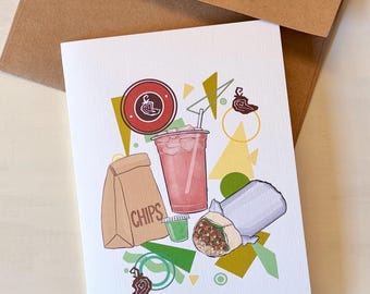 Chipotle - Inspired Greeting Card