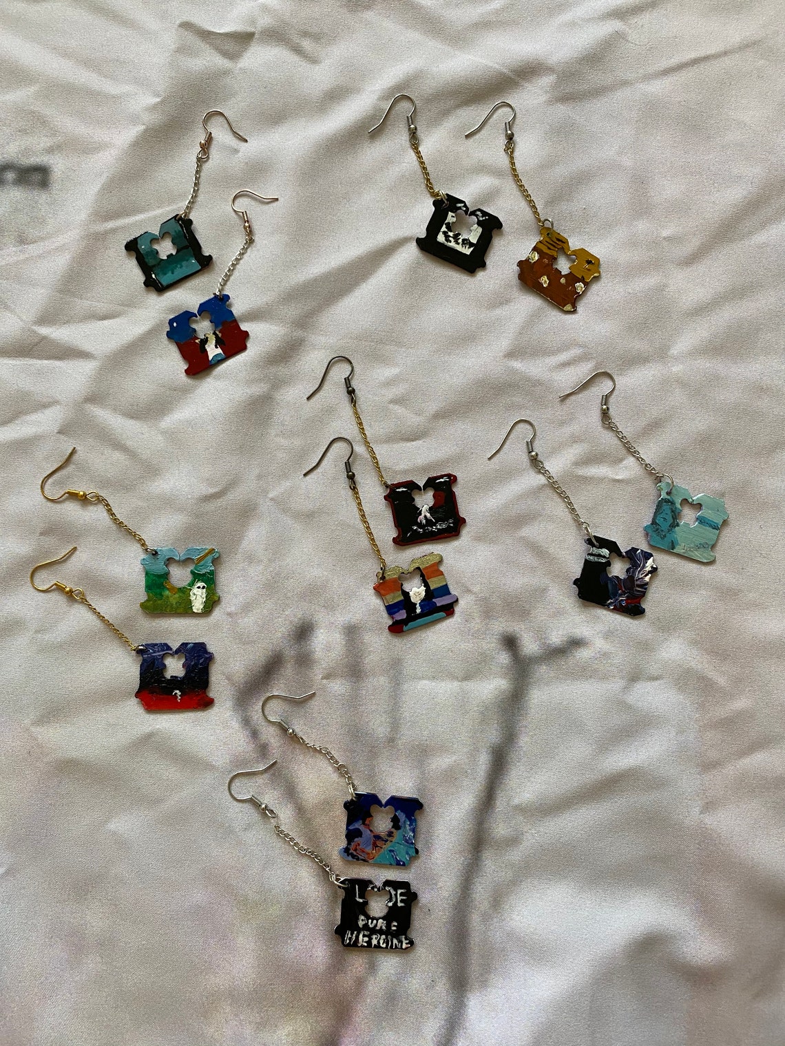 Customizable Album Cover Earrings Etsy