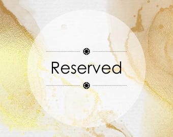 Reserved for Jessy - 2nd Installment for Single Floating Tassle Hoop, 14k Gold