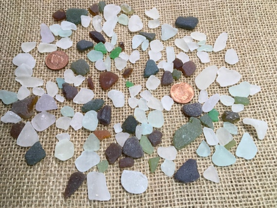 Cornish Sea Glass. 150g. Jewellery Making. Seaglass Art & Craft Projects.  Mixed Small Pieces of Genuine Cornish Sea Glass. Beach Home Decor 