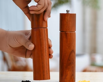 The Wrightwood Wooden Salt & Pepper Mill (Set of 2)