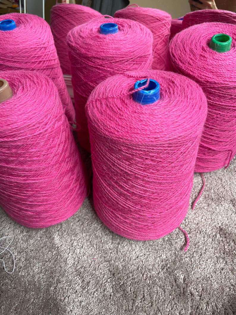 Tufting yarn 70/30 wool/nylon medium weight. Etsy