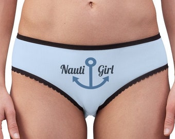 Anchors InterestPrint Women's Briefs Sweat Wicking Panties Daily Underwear Sailing Boats Fishhooks 
