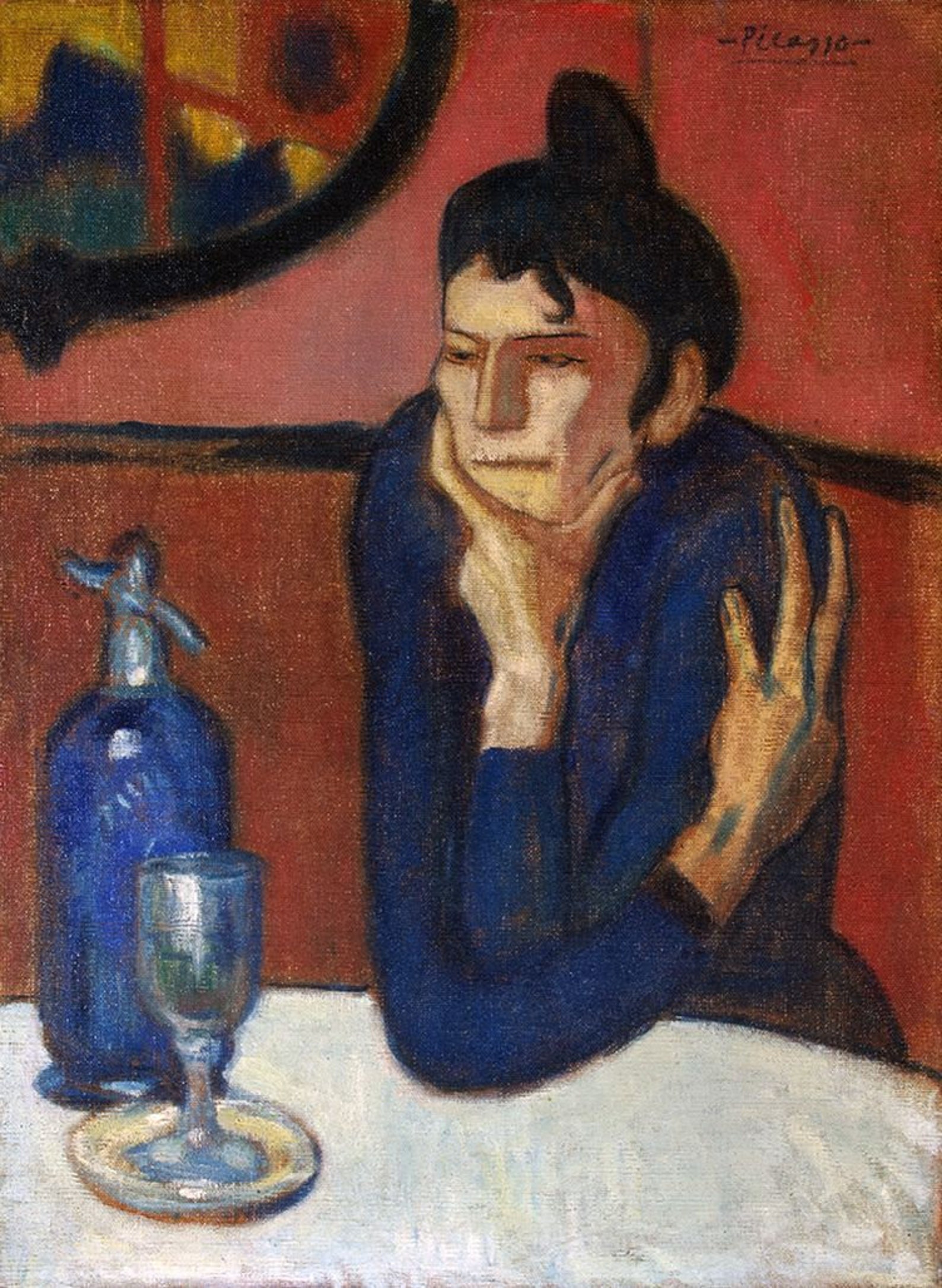 woman with absinthe painting