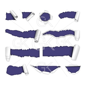 Carta strappata SVG, Carta strappata Svg, Carta Svg, Pergamene Svg, File tagliati di carta, File di carta per Cricut, ClipArt, Download immediato di Cricut, BORDO ARRICCIATO