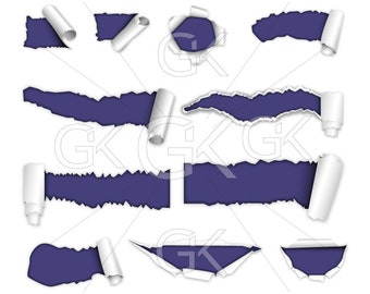 Ripped Paper SVG,Torn Paper Svg,Paper Svg,Parchments Svg,Paper Cut Files, Paper Files for Cricut,Clipart,Cricut instant download,CURLED EDGE