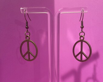 Peace Sign Earrings