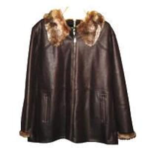 Faux Shearling Jacket, Faux Fur Lined Winter Coat