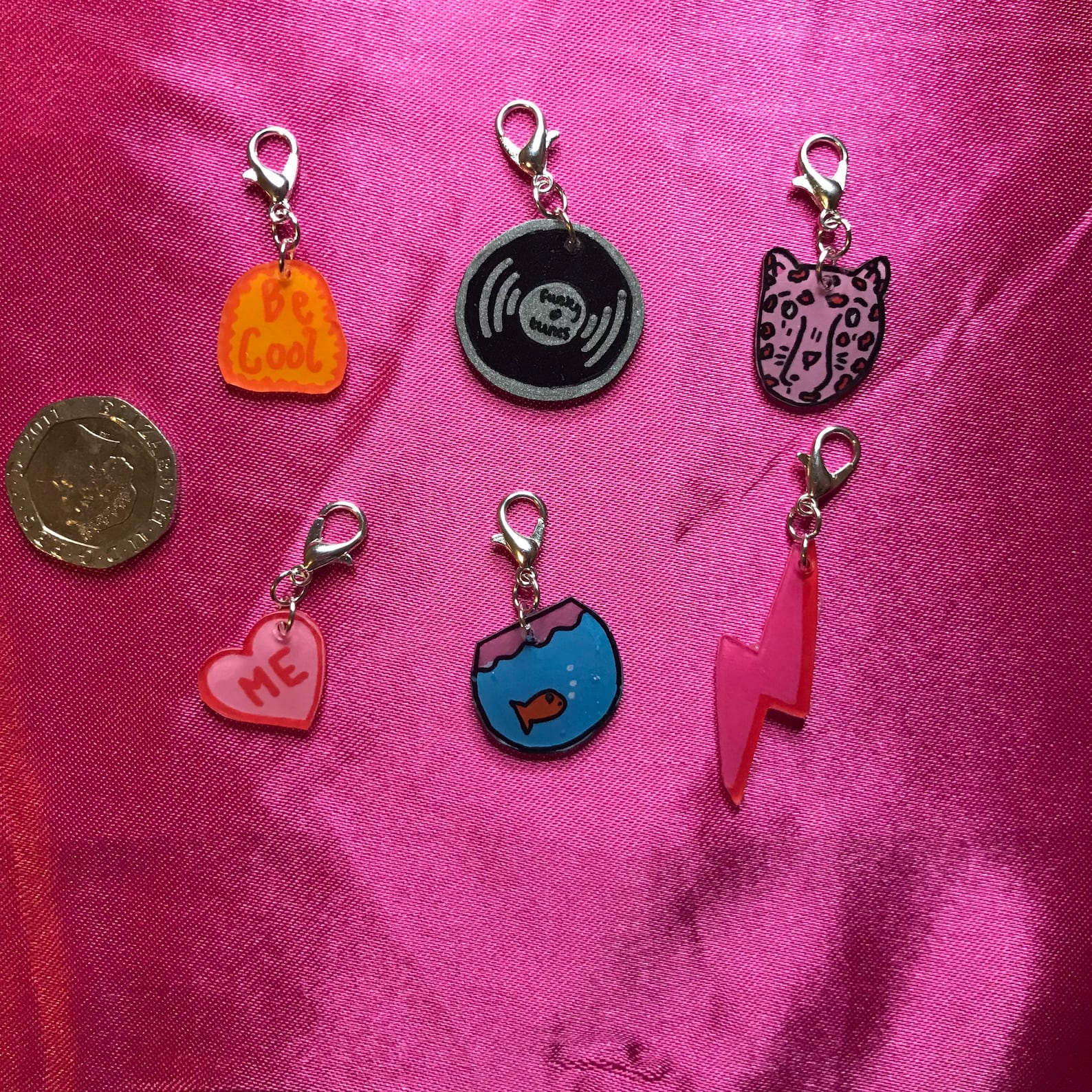 Handmade Shrink Plastic Charm 1PC Choose From Six Funky Etsy