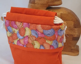 Socks Box - Project bag for knitting and crocheting