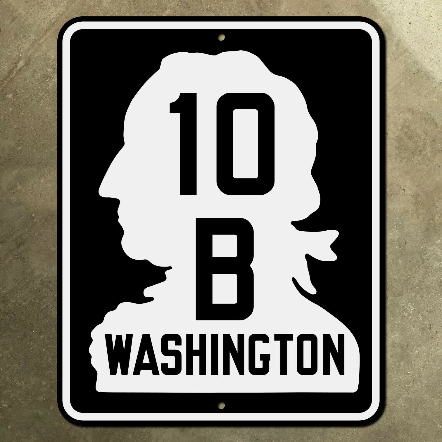 Washington State Route 10-B Highway Marker Shield Road Sign 1937