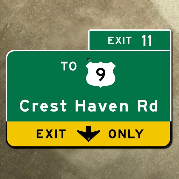 Custom Highway Exit Sign - Etsy