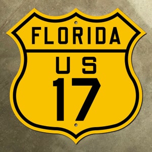 Florida US Route 17 autostrada segnaletica stradale Punta Gorda Jacksonville Orlando