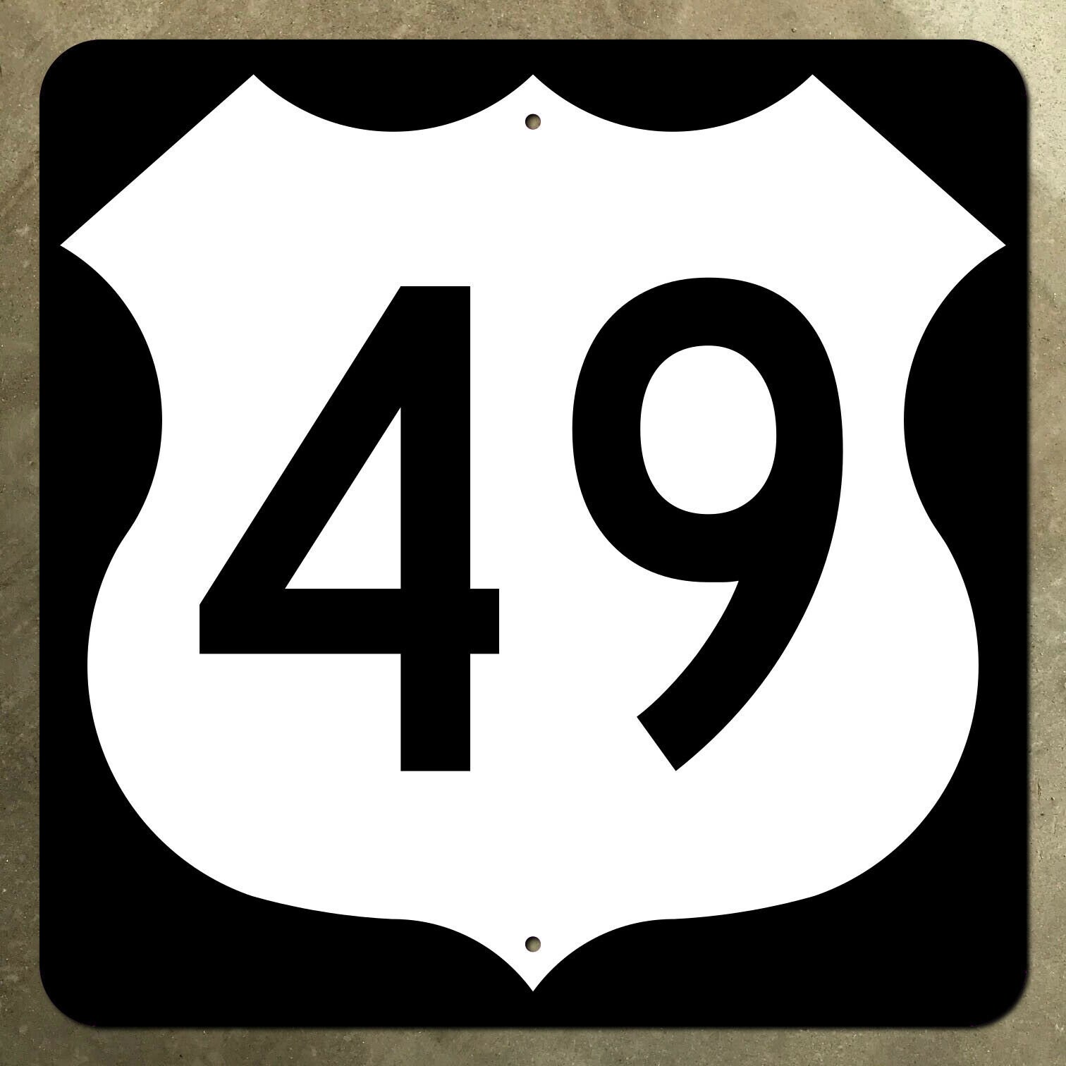 US Route 49 Highway Marker Road Sign Mississippi Crossroads Etsy