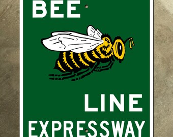 Florida Bee Line Expressway highway marker road sign Beachline Orlando 15x18