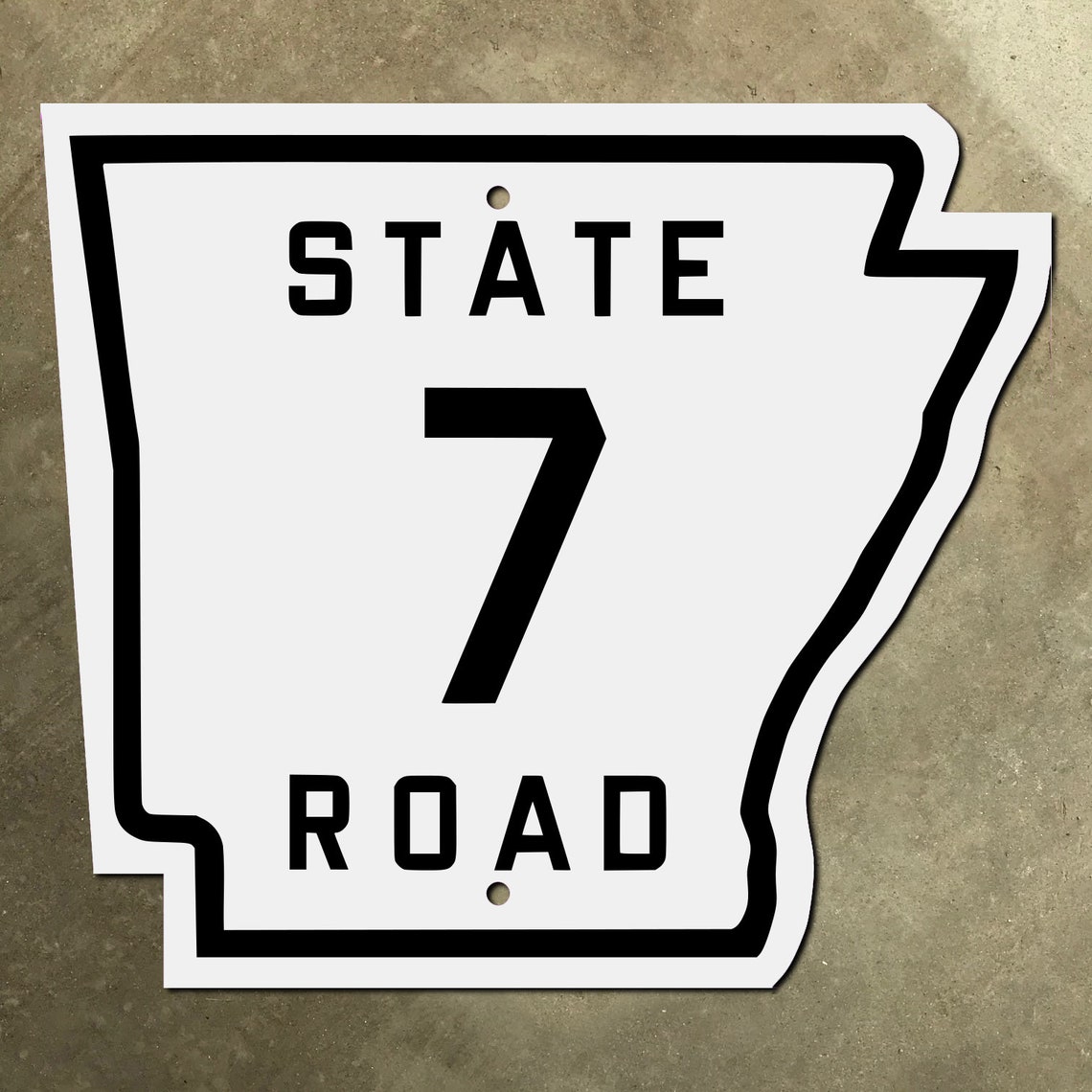 Arkansas State Route 7 Highway Marker Road Sign 1920s 1930s - Etsy