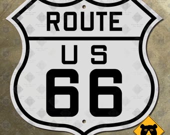 Route US 66 highway marker sign mother road 1926