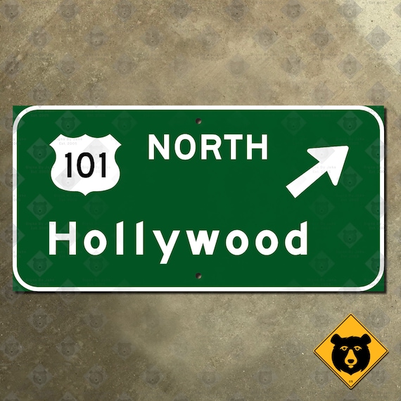 カリフォルニア州 US 101 ハリウッド ハイウェイ 道路 フリーウェイ