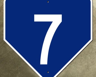 Terytoria Północno-Zachodnie NWT autostrada 7 znak drogowy Kanada Liard