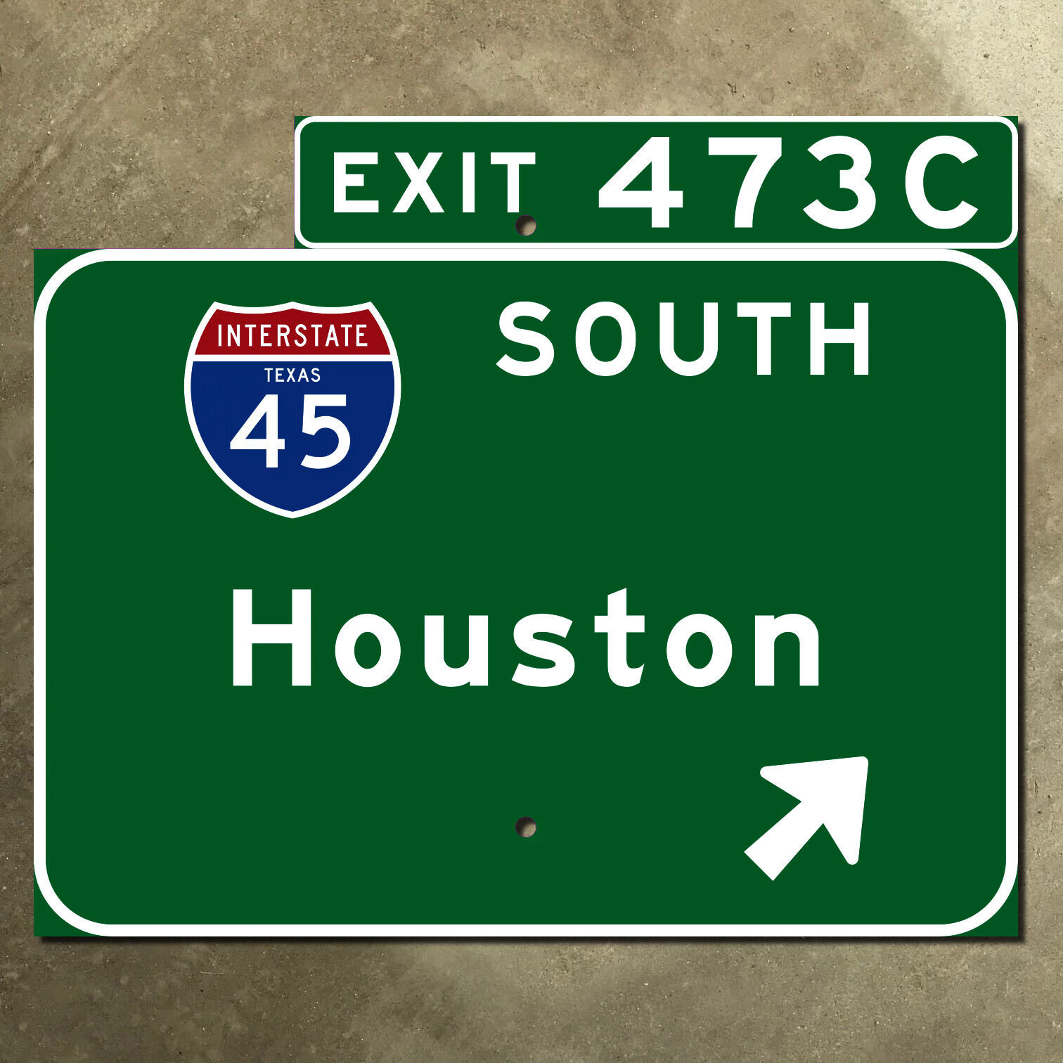 Texas Houston Interstate 45 South exit 473C 1961 highway - Etsy 日本