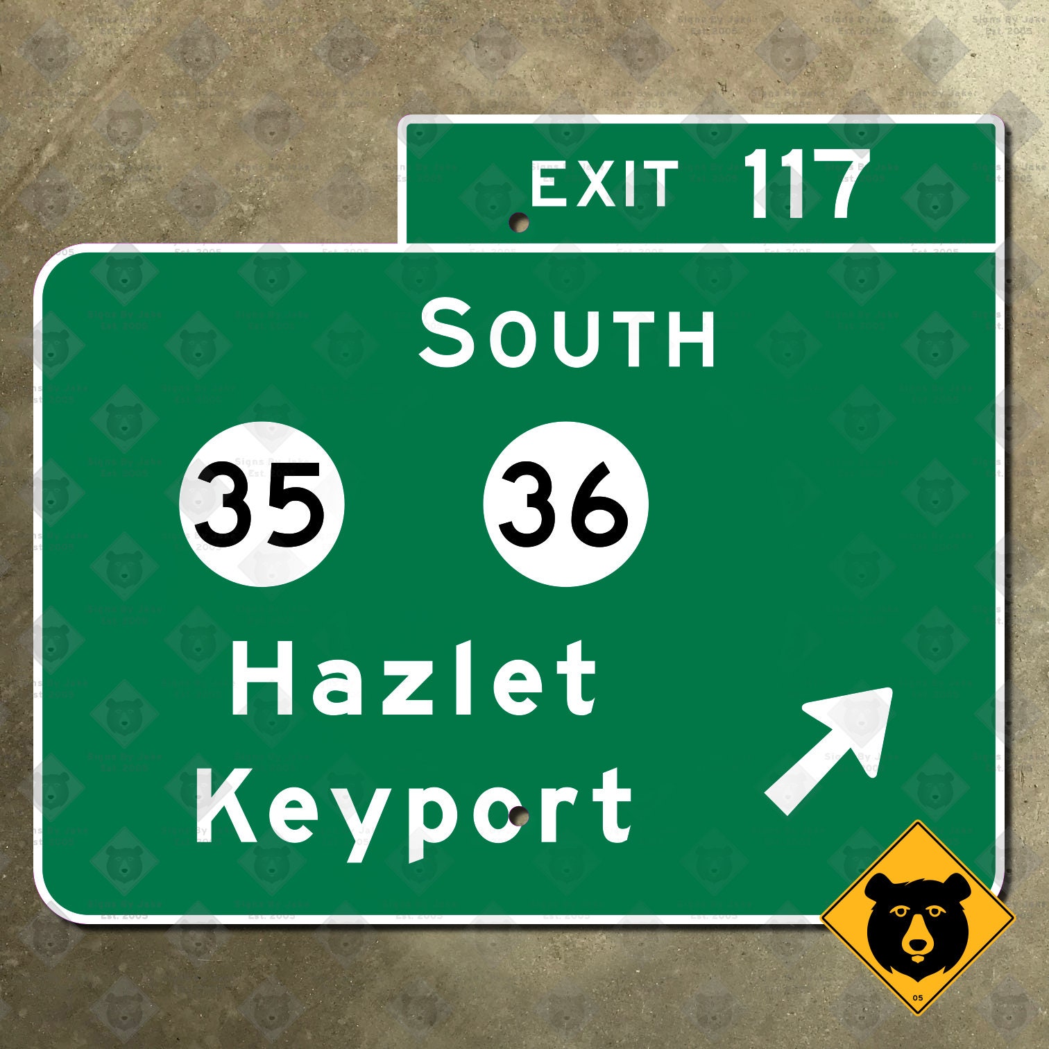 New Jersey Parkway Exit 117 Hazlet Keyport State Route 35 36 Road