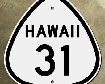 Hawaii state route 31 Pi'ilani Highway marker road sign Maui Wailea Haleakala