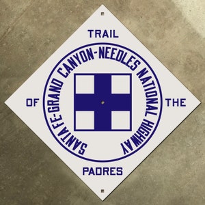 California Trail of the Padres Highway Sign Auto Club 1912 NOTR Route