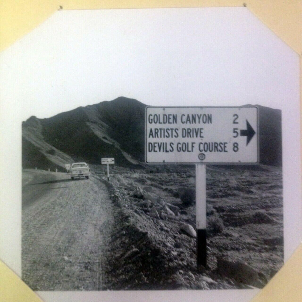 CDOH Artists Drive Highway Sign Death Valley California Devils Golf ...