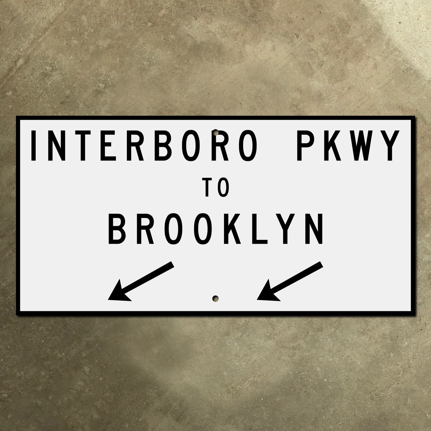 Interboro Parkway to Brooklyn Highway Marker Road Sign 1952 Etsy UK