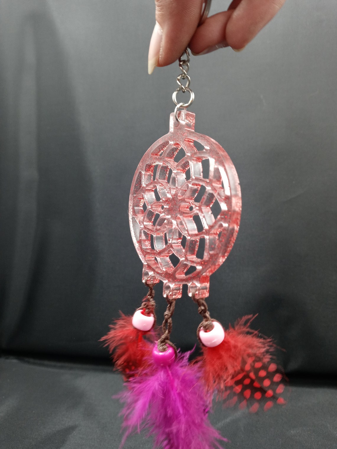 Dreamcatcher keychain Etsy