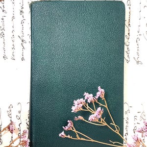 1952 David Copperfield By Charles Dickens | Leather Bound Edition | Antique Old Green Hardback | Collectible Hardback With Green Cover