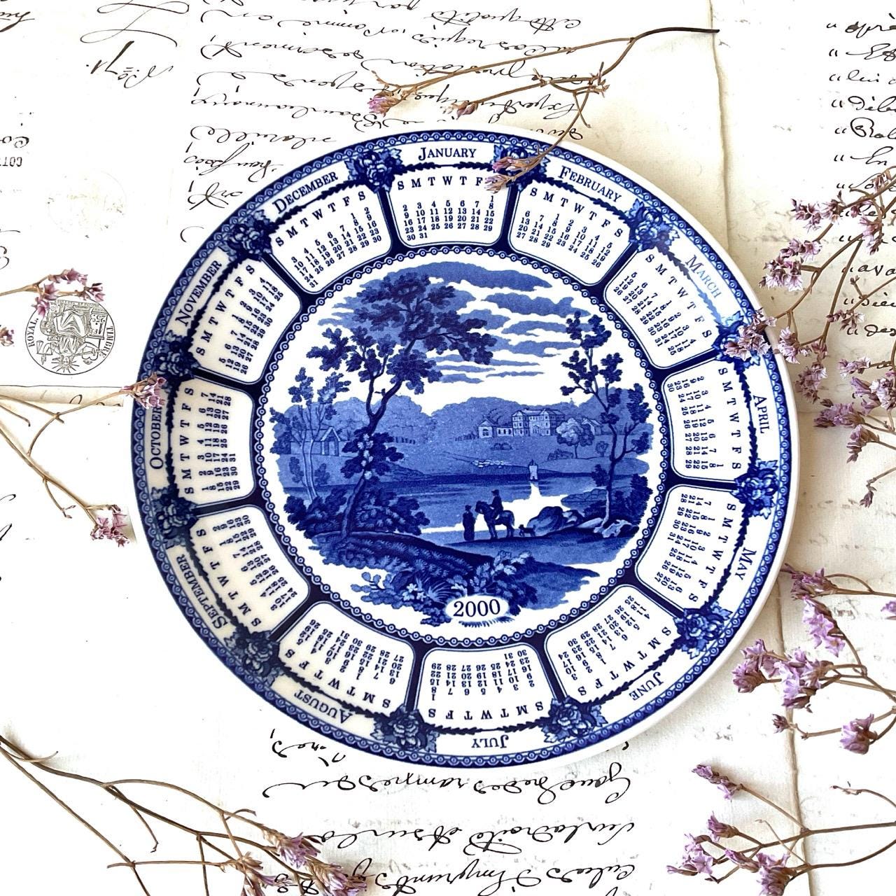 　MILLENNIUM　CALENDAR PLATE 2001 il_340x270.1544660583_mpkq.jpg