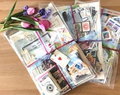 Huge 150 Piece Ephemera Pack Mixed Vintage Ephemera Gift for Crafter Junk Journal Kit Junk Journal Supplies Junk Journal Ephemera