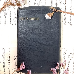 c 1950 Holy Bible | Authorised Version | Collins Clear Type Press | Half Size With Small Print