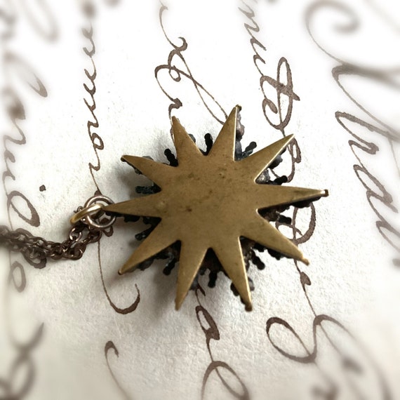Circa Victorian Starburst Necklace | Sparkly Anti… - image 5