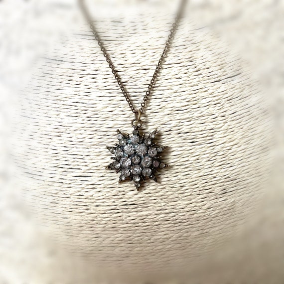 Circa Victorian Starburst Necklace | Sparkly Anti… - image 7