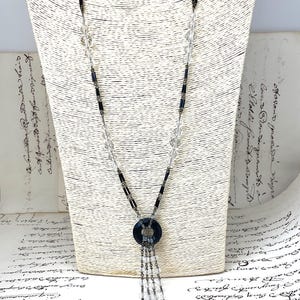 Antique Czech Glass Necklace | Circa Art Deco | Opera Length | 74cm | GIFT BOX INCLUDED | Some Small Chips