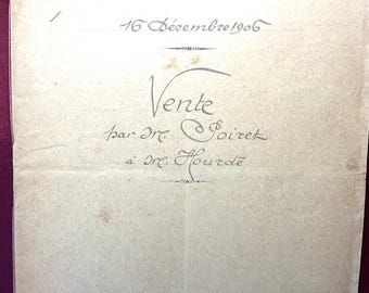 アンティークの手書き文書/19世紀、1855年/歴史的な公証人コレクション