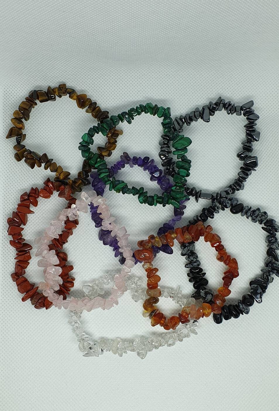 Bracelet Baroque/ Chips Élastique 9 Choix