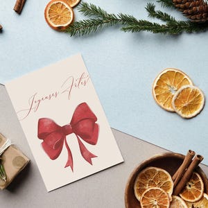 Carte de vœux carte joyeuses fêtes