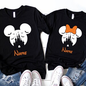 2025 Personalized Disney Halloween Shirt, Disney Vacation Shirts, Disney Matching Halloween Shirts, Halloween Disney Trip, Travel Tee