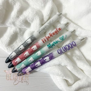 Glitter Pens | Personalized Glitter Pens | Inkjoy Gel Pen | Dental Assistant Gift | Customized Pens | Refillable Custom Pens |  Dentist Pen
